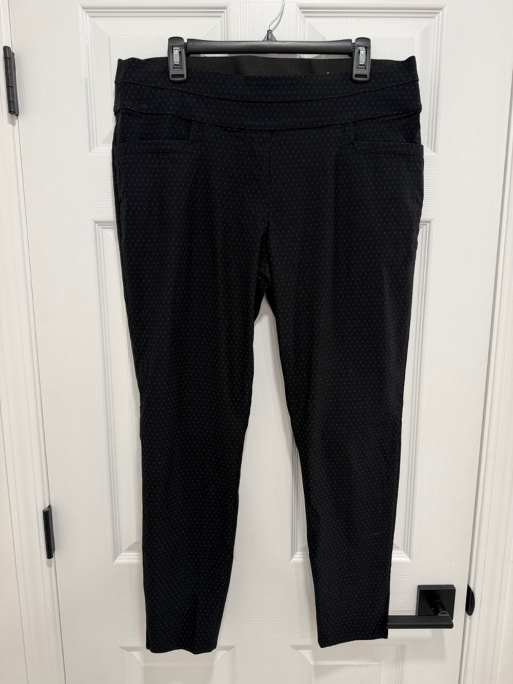 Maurices Black Polka Dot Skinny Pants